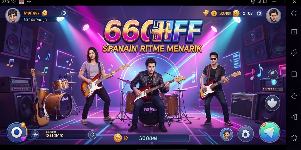 Tampilan gameplay yang menarik dan berwarna dari 666FF.