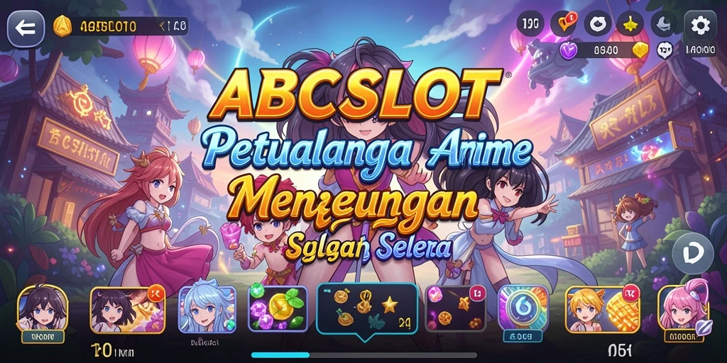 Screenshot menampilkan karakter Anime dalam aksi menarik.