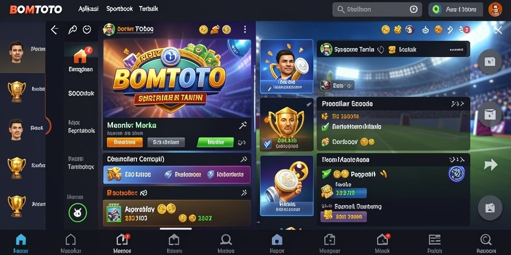 Screenshot BOMTOTO menampilkan pengalaman taruhan yang mendebarkan serta antarmuka yang menarik.