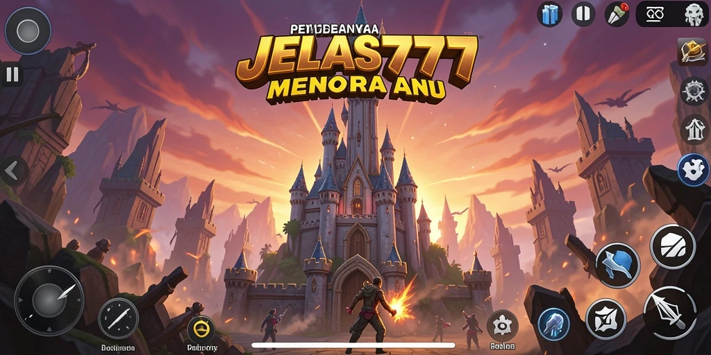 Screenshot JELAS777 menampilkan aksi seru dalam permainan Tower Defense.