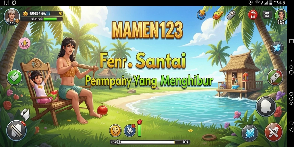 Tampilan gameplay menarik dan menyenangkan di MAMEN123.