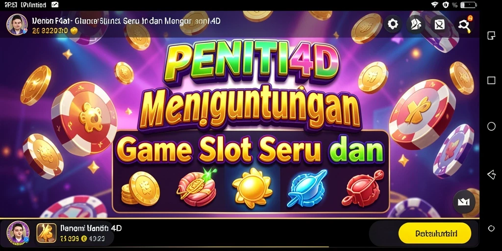 Tampilan menarik dari gameplay Slot PENITI4D yang seru.