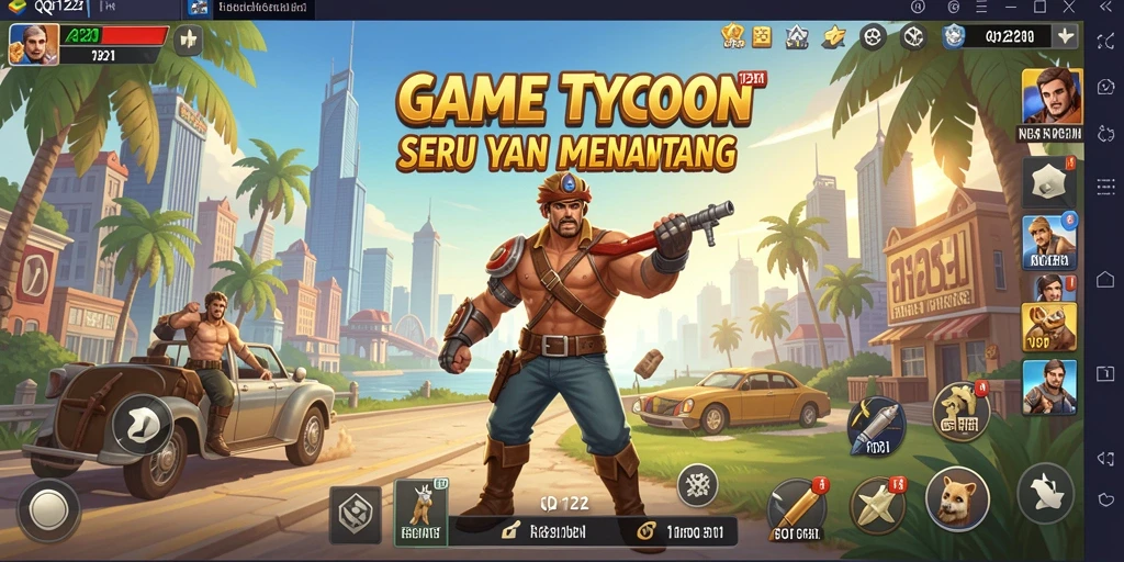 Screenshot menampilkan gameplay Tycoon yang menarik dan dinamis.