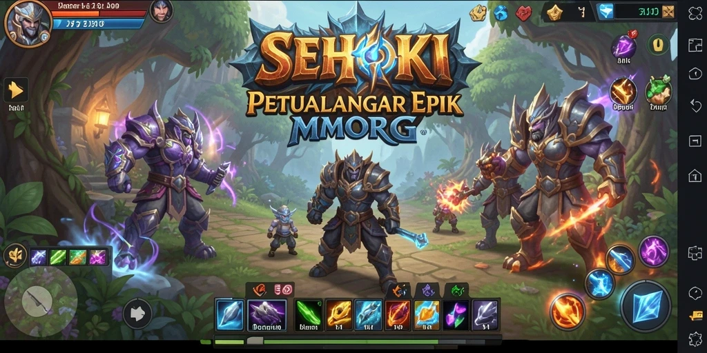 Gameplay SEHOKI yang menarik dalam pengalaman MMORPG.