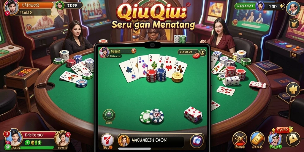 Tampilan gameplay menarik dari SVIP9 dengan suasana QiuQiu yang seru.