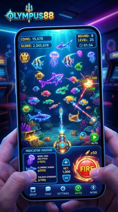 Screenshot tampilan utama aplikasi olympus88 yang menarik.